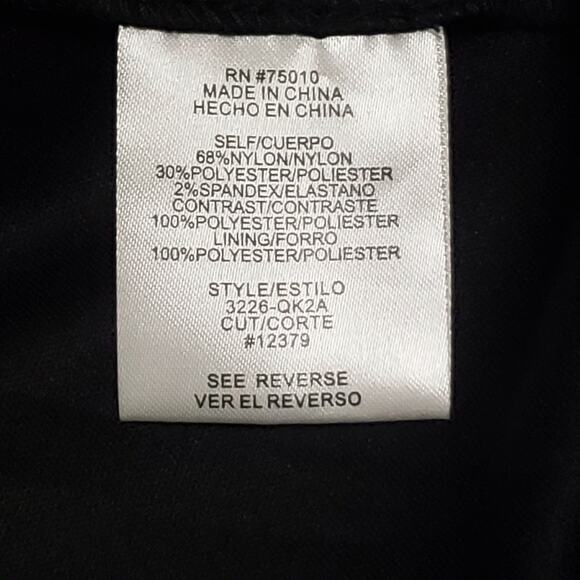 Y2K City Triangles Black Asymmetric Flare Tiered Mesh Halter Dress Sz 1 Goth - Picture 10 of 13